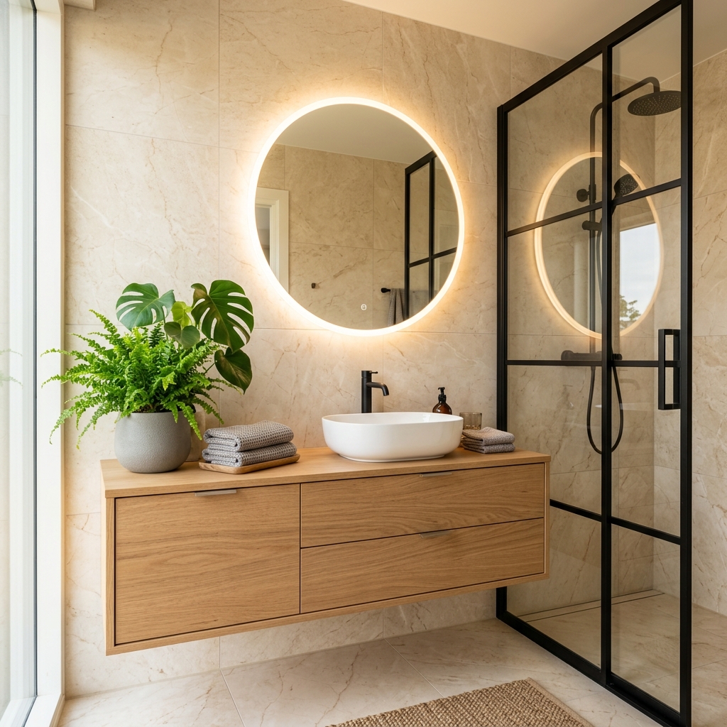 Modern banyo tasarımı